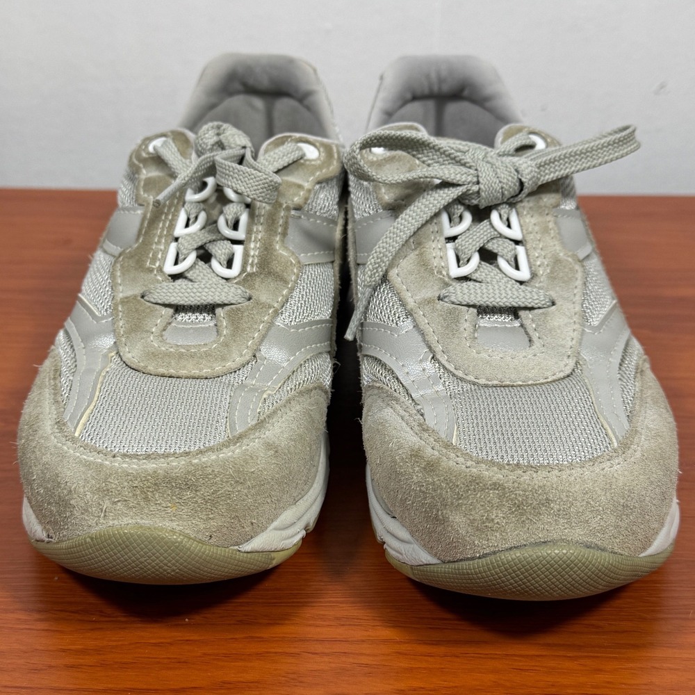 SAS Tour Mesh Suede Walking Sneakers Gray Women's 8.5N Tripad Comfort Athleisure - Picture 3 of 13